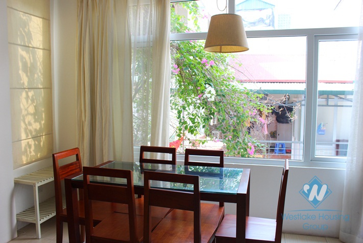 Nice apartment for rent in Au Co Street, Tay Ho District, Ha Noi
